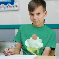 Green Cupcake Strawberry
