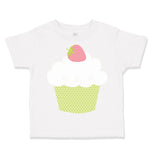 Toddler Clothes Green Cupcake Strawberry Toddler Shirt Baby Clothes Cotton