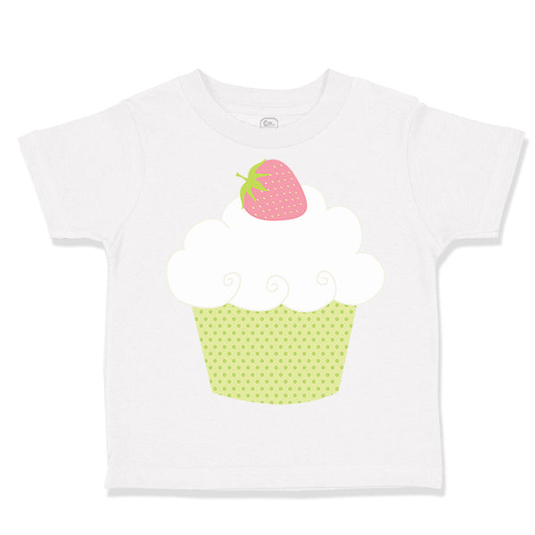 Toddler Clothes Green Cupcake Strawberry Toddler Shirt Baby Clothes Cotton