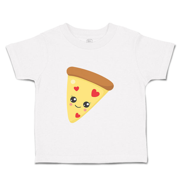 Toddler Clothes Love Pizza Food and Beverages Pizza Toddler Shirt Cotton