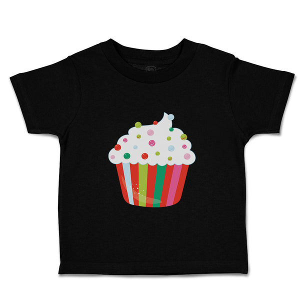 Toddler Clothes Rainbow Cupcake Food and Beverages Desserts Toddler Shirt Cotton