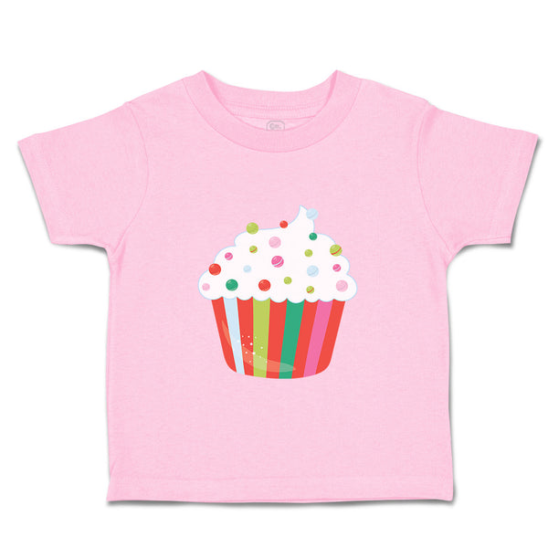 Toddler Clothes Rainbow Cupcake Food and Beverages Desserts Toddler Shirt Cotton