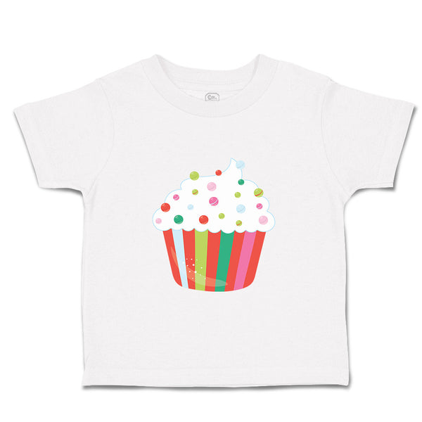 Toddler Clothes Rainbow Cupcake Food and Beverages Desserts Toddler Shirt Cotton