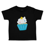 Toddler Clothes Cupcake Stars Blue Food and Beverages Desserts Toddler Shirt