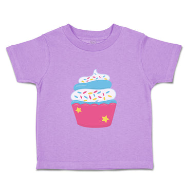 Toddler Clothes Blue Dark Pink Cupcake Food and Beverages Cupcakes Toddler Shirt