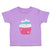 Toddler Clothes Blue Dark Pink Cupcake Food and Beverages Cupcakes Toddler Shirt