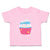 Toddler Clothes Blue Dark Pink Cupcake Food and Beverages Cupcakes Toddler Shirt