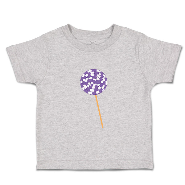 Toddler Clothes Purple White Lollipop Food and Beverages Desserts Toddler Shirt