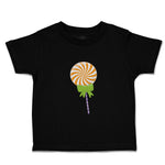 Toddler Clothes Swirl Orange Lollipop Bow Food and Beverages Desserts Cotton
