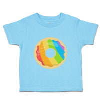 Toddler Clothes Rainbow Irish Donuts Food and Beverages Desserts Toddler Shirt