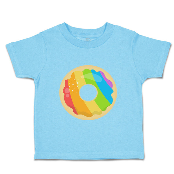 Toddler Clothes Rainbow Irish Donuts Food and Beverages Desserts Toddler Shirt