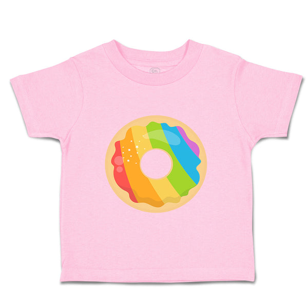 Toddler Clothes Rainbow Irish Donuts Food and Beverages Desserts Toddler Shirt