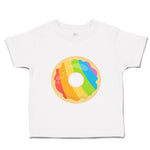 Toddler Clothes Rainbow Irish Donuts Food and Beverages Desserts Toddler Shirt