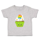 Toddler Clothes St Paddy's Cupcake Rainbow Clover Eyes Food and Beverages Cotton