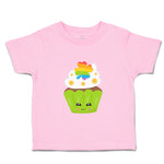 Toddler Clothes St Paddy's Cupcake Rainbow Clover Eyes Food and Beverages Cotton