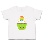 Toddler Clothes St Paddy's Cupcake Rainbow Clover Eyes Food and Beverages Cotton