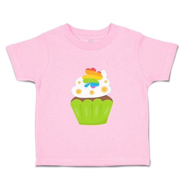 Toddler Clothes St Paddy's Cupcake Rainbow Clover Food and Beverages Cupcakes