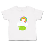 Toddler Clothes St Paddy's Cupcake Rainbow Food and Beverages Cupcakes Cotton