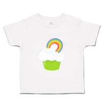 Toddler Clothes St Paddy's Cupcake Rainbow Food and Beverages Cupcakes Cotton