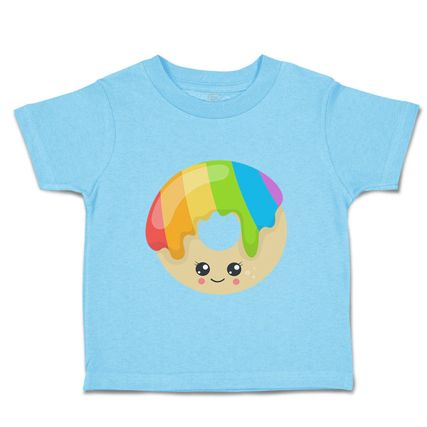 Toddler Clothes Rainbow Irish Donuts Face Food and Beverages Desserts Cotton