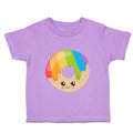 Toddler Clothes Rainbow Irish Donuts Face Food and Beverages Desserts Cotton