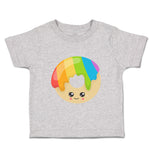 Toddler Clothes Rainbow Irish Donuts Face Food and Beverages Desserts Cotton