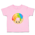 Toddler Clothes Rainbow Irish Donuts Face Food and Beverages Desserts Cotton