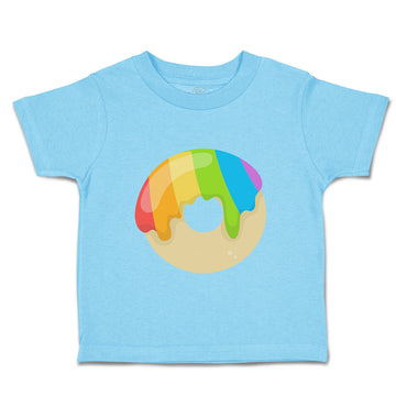 Toddler Clothes Rainbow Irish Donuts No Face Food and Beverages Desserts Cotton