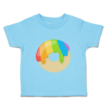 Toddler Clothes Rainbow Irish Donuts No Face Food and Beverages Desserts Cotton