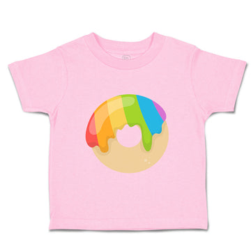 Toddler Clothes Rainbow Irish Donuts No Face Food and Beverages Desserts Cotton
