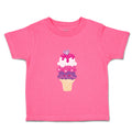 Toddler Girl Clothes Sweet Valentine Ice Cream Food and Beverages Cupcakes