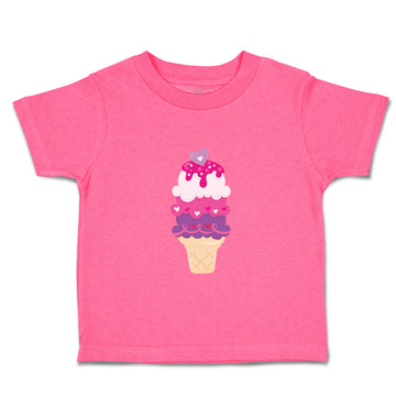 Toddler Girl Clothes Sweet Valentine Ice Cream Food and Beverages Cupcakes