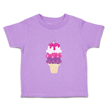 Toddler Girl Clothes Sweet Valentine Ice Cream Food and Beverages Cupcakes