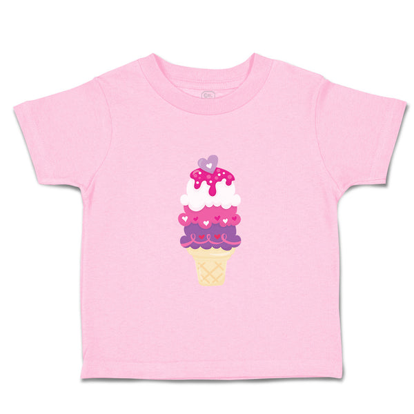 Toddler Girl Clothes Sweet Valentine Ice Cream Food and Beverages Cupcakes