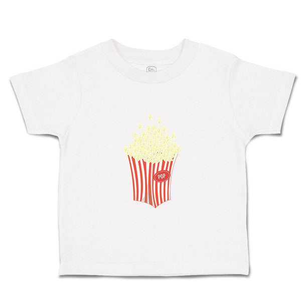 Toddler Clothes Popcorn B Food and Beverages Popcorn Toddler Shirt Cotton