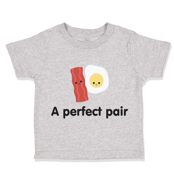 Toddler Clothes A Perfect Pair Bacon and Eggs Toddler Shirt Baby Clothes Cotton