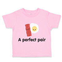 Toddler Clothes A Perfect Pair Bacon and Eggs Toddler Shirt Baby Clothes Cotton