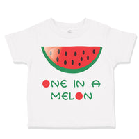 Toddler Clothes 1 in A Melon Watermelon Toddler Shirt Baby Clothes Cotton