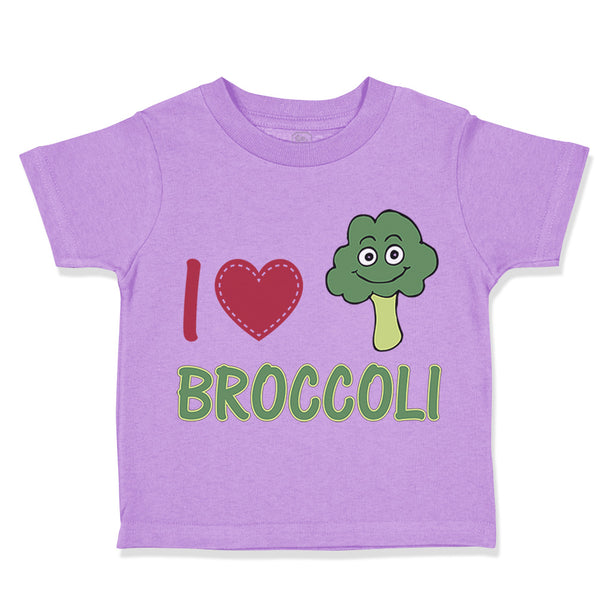 Toddler Clothes I Love Broccoli Vegetables Toddler Shirt Baby Clothes Cotton