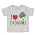 Toddler Clothes I Love Broccoli Vegetables Toddler Shirt Baby Clothes Cotton