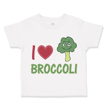 Toddler Clothes I Love Broccoli Vegetables Toddler Shirt Baby Clothes Cotton