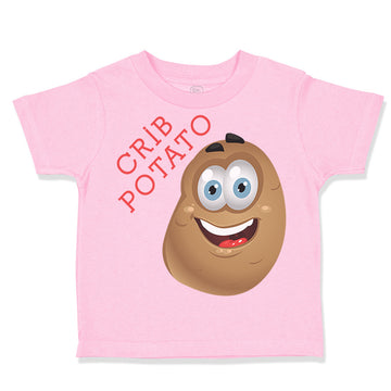 Toddler Clothes Crib Potato Funny Humor Toddler Shirt Baby Clothes Cotton