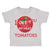 Toddler Clothes Tomatoes I Love You from My Head Vegetables Toddler Shirt Cotton