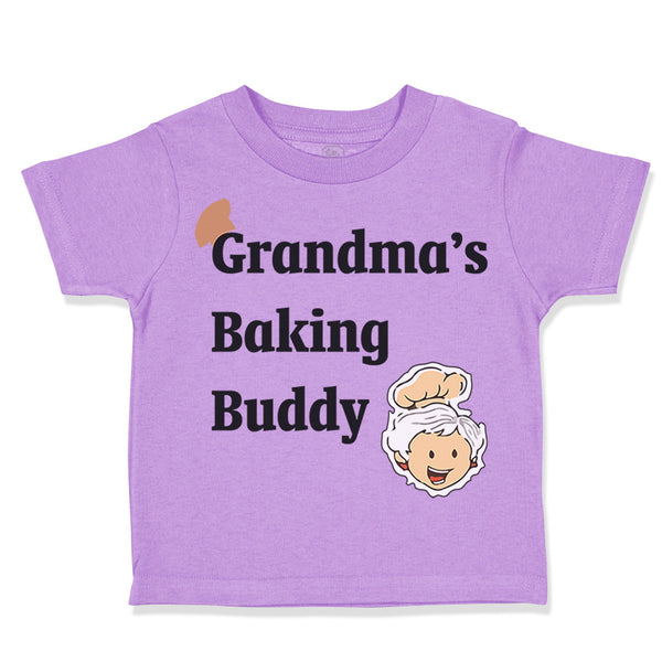 Toddler Clothes Grandma's Baking Buddy Grandmother Grandma Toddler Shirt Cotton