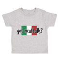 Toddler Clothes Got Meatballs Italia Flag Italy Funny Humor Toddler Shirt Cotton