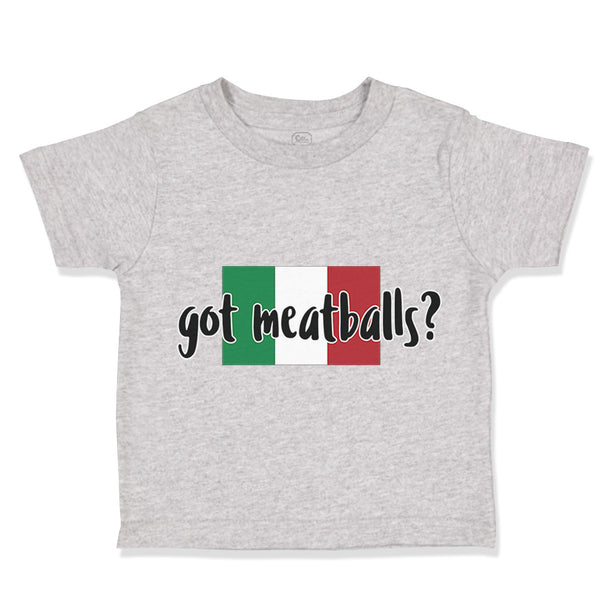 Got Meatballs Italia Flag Italy Funny Humor