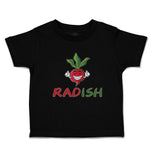 Toddler Clothes Radish with Smile Vegetable Toddler Shirt Baby Clothes Cotton