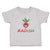 Toddler Clothes Radish with Smile Vegetable Toddler Shirt Baby Clothes Cotton