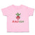 Toddler Clothes Radish with Smile Vegetable Toddler Shirt Baby Clothes Cotton