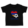 Toddler Clothes Future Soccer Player Armenia Future Toddler Shirt Cotton